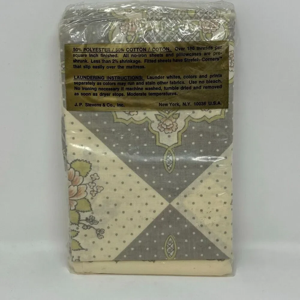 NEW Vtg No-Iron Percale Pilliwcases Set 2 Standard Size Utica fine arts JP Steve